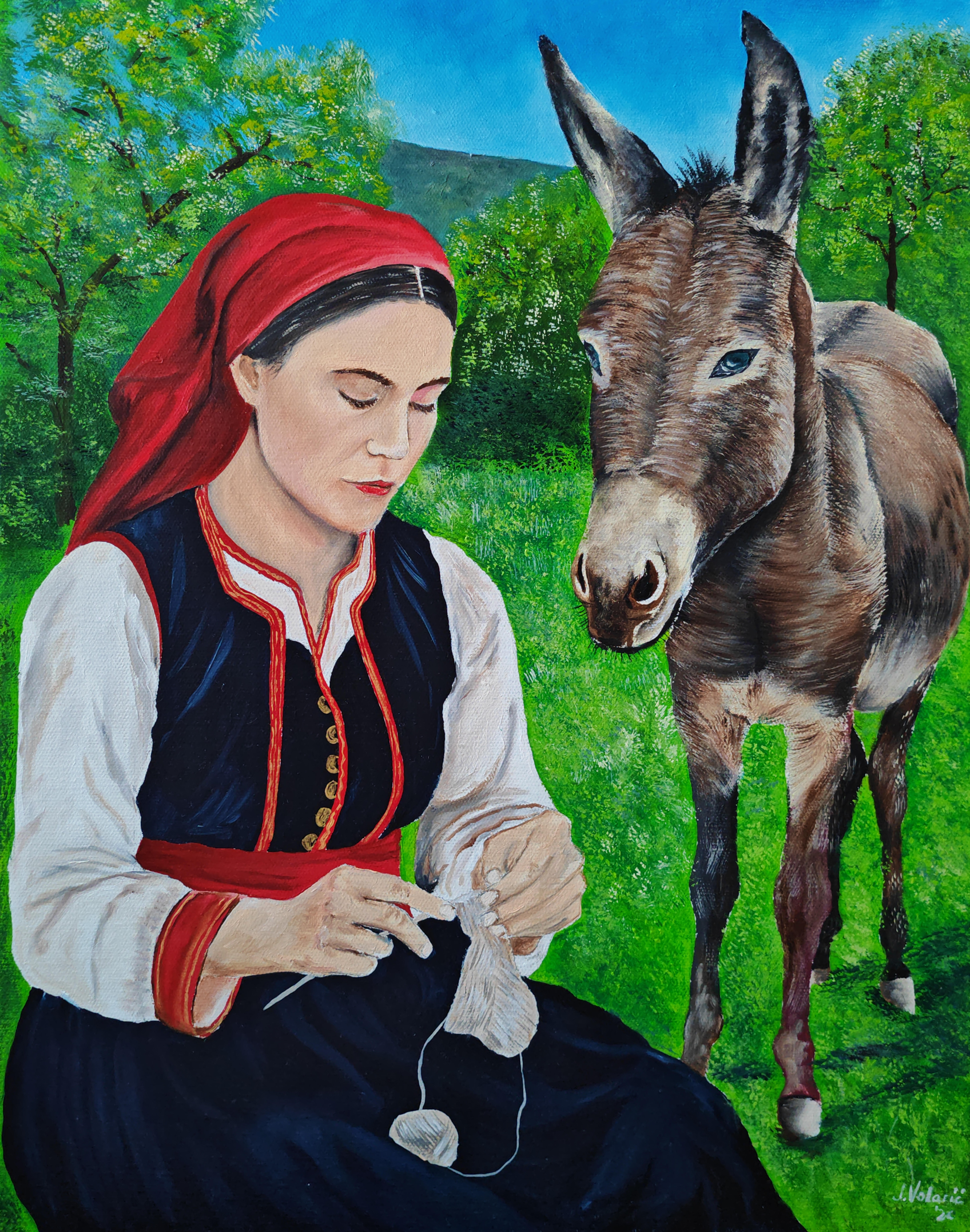 Žena i magarac